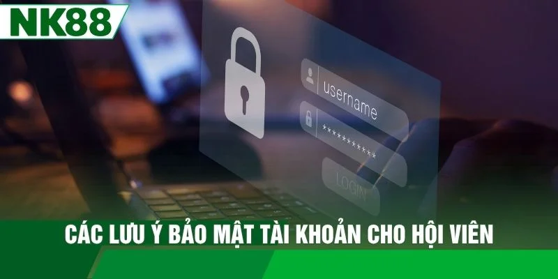 Các lưu ý bảo mật tài khoản cho hội viên