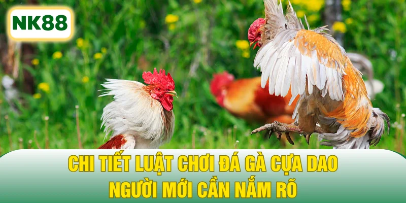 Chi tiết luật chơi đá gà cựa dao người mới cần nắm rõ
