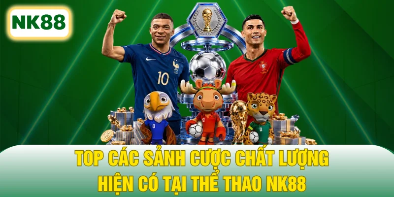 Top các sảnh cược chất lượng hiện có tại thể thao NK88